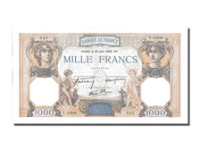 France, 500 Francs, 1 000 F 1927-1940 ''Cérès et Mercure'', 1940, KM #88c, 1...
