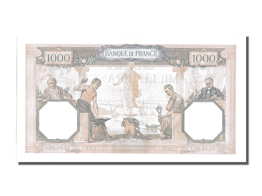 1000 Francs type Cérès et Mercure