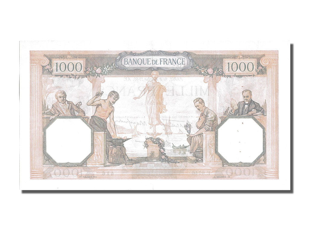 Francia, 500 Francs, 1 000 F 1927-1940 ''Cérès et Mercure'', 1940, KM:88c,...