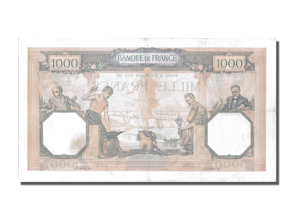 1000 Francs type Cérès et Mercure