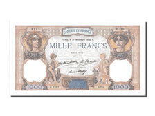 Geldschein, Frankreich, 1000 Francs, 1 000 F 1927-1940 ''Cérès et Mercure''