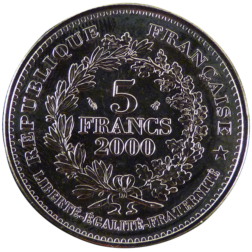 V ème République,5 Francs Franc d'Henri III, 1574