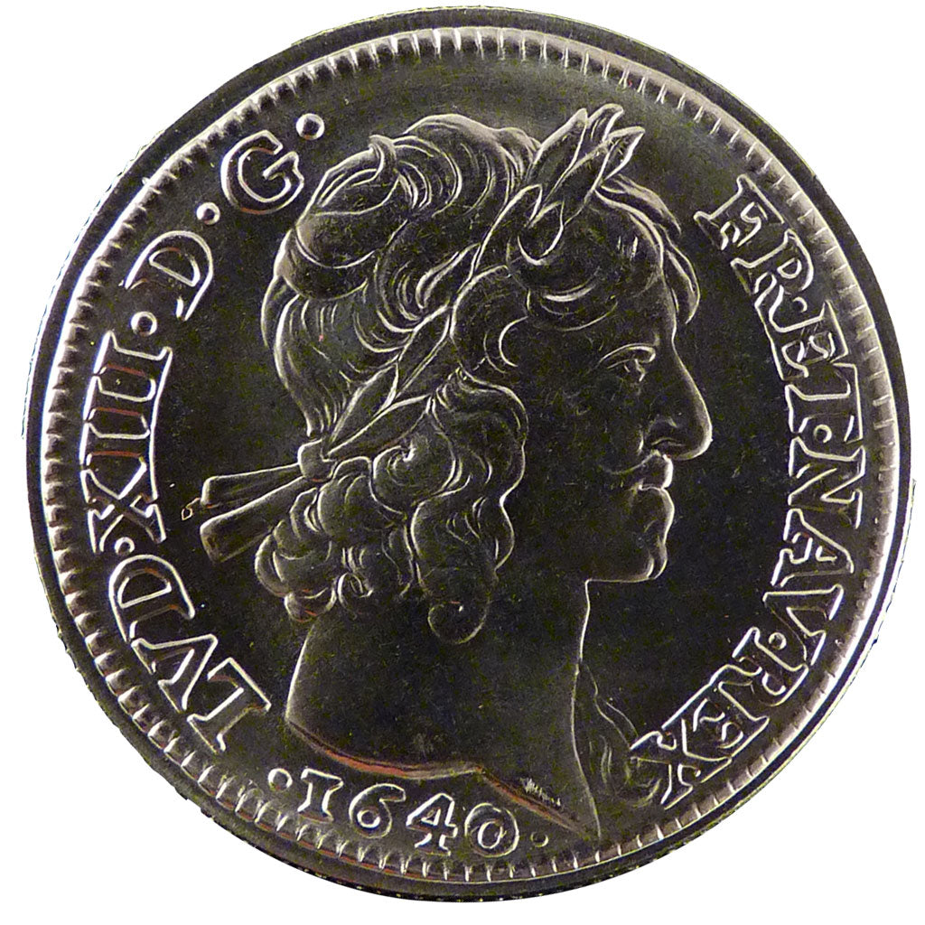 Francia, Louis d'or de Louis XIII, 5 Francs, 2000, Paris, FDC, Nichel placcat...