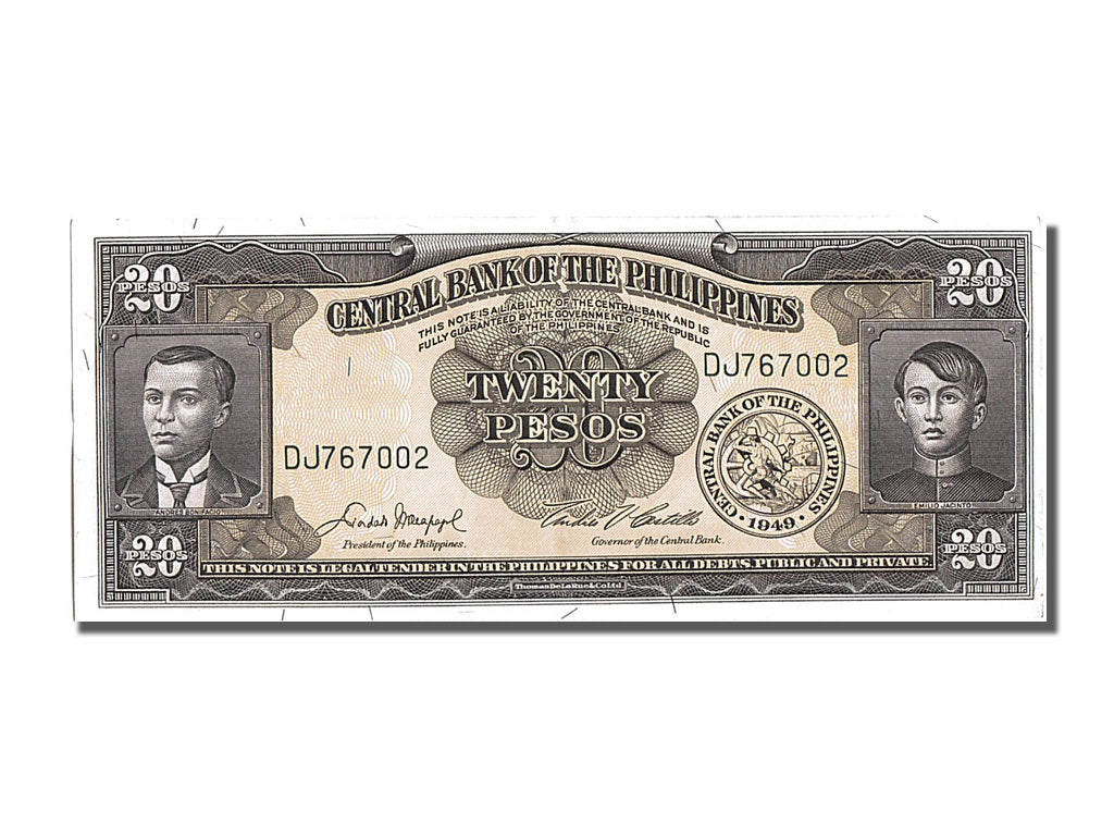 Banconote, Filippine, 20 Pesos, FDS