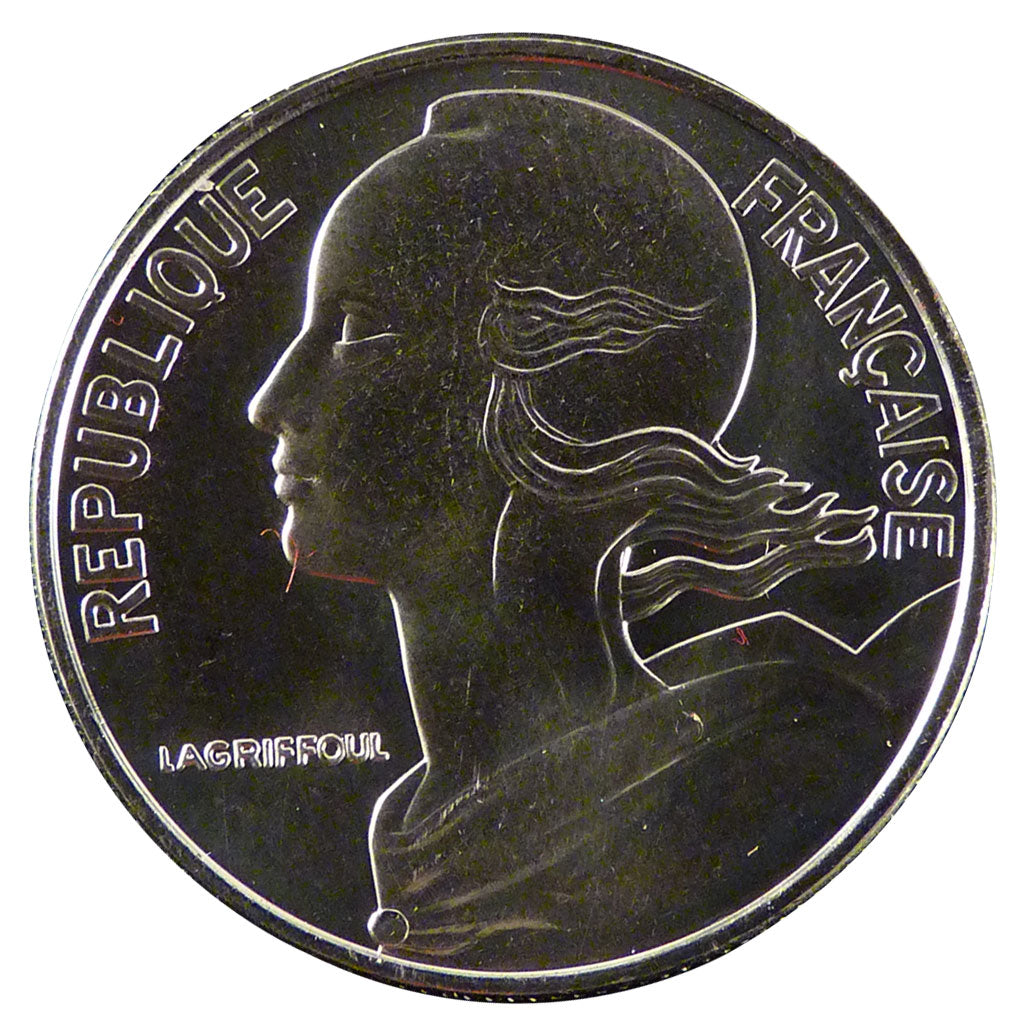 FRANCE, Marianne du nouveau franc, 5 Francs, 2000, Paris, MS(65-70),...