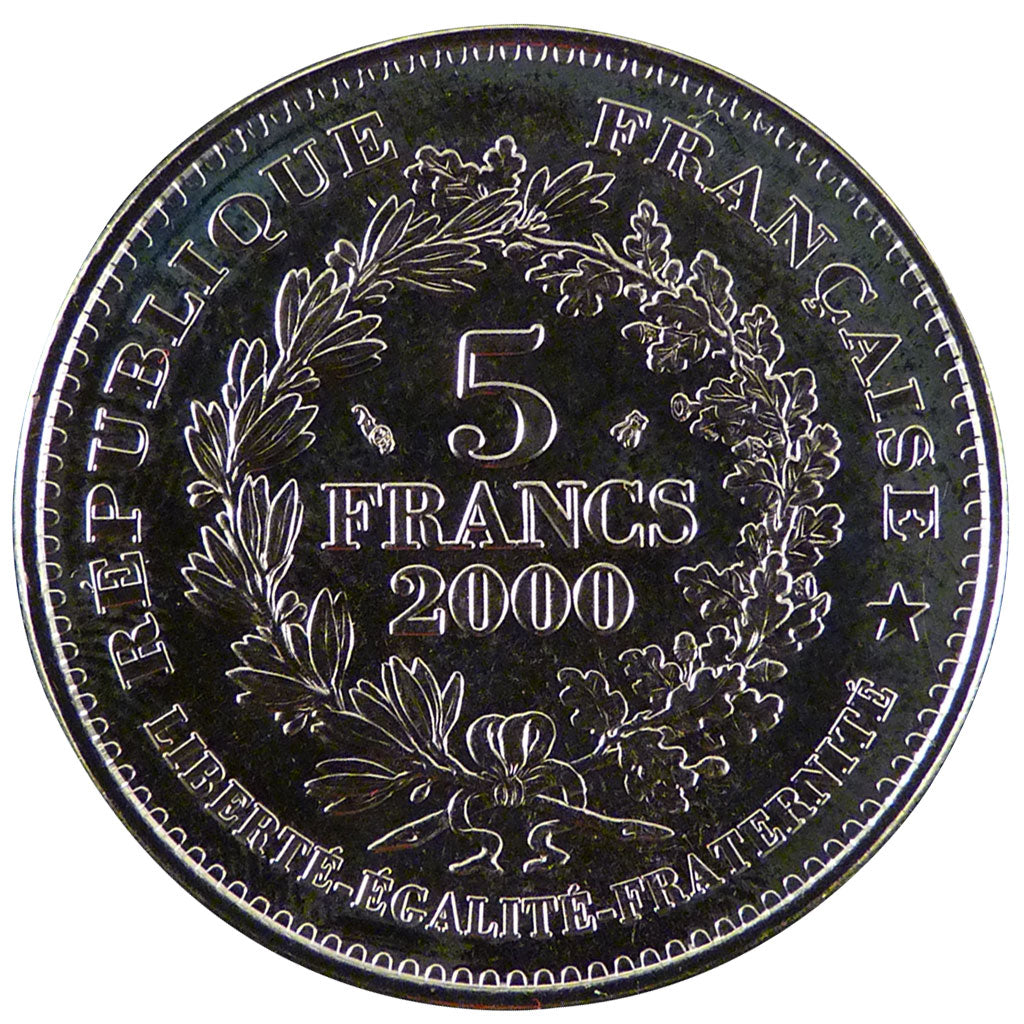 FRANCE, Marianne du nouveau franc, 5 Francs, 2000, Paris, MS(65-70),...