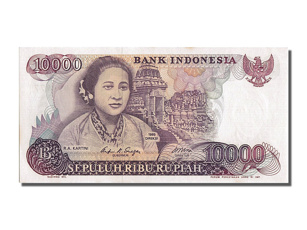 Banknot, Indonesia, 10,000 Rupiah, 1986, UNC(65-70)