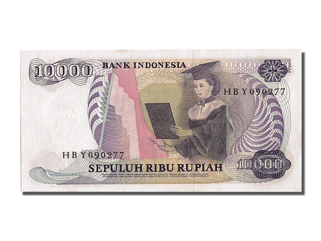 Banknot, Indonesia, 10,000 Rupiah, 1986, UNC(65-70)