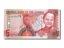 Billete, 5 Dalasis, Gambia, UNC