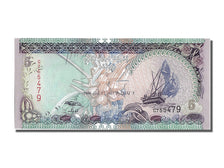 Billete, 5 Rufiyaa, 2006, Maldivas, UNC