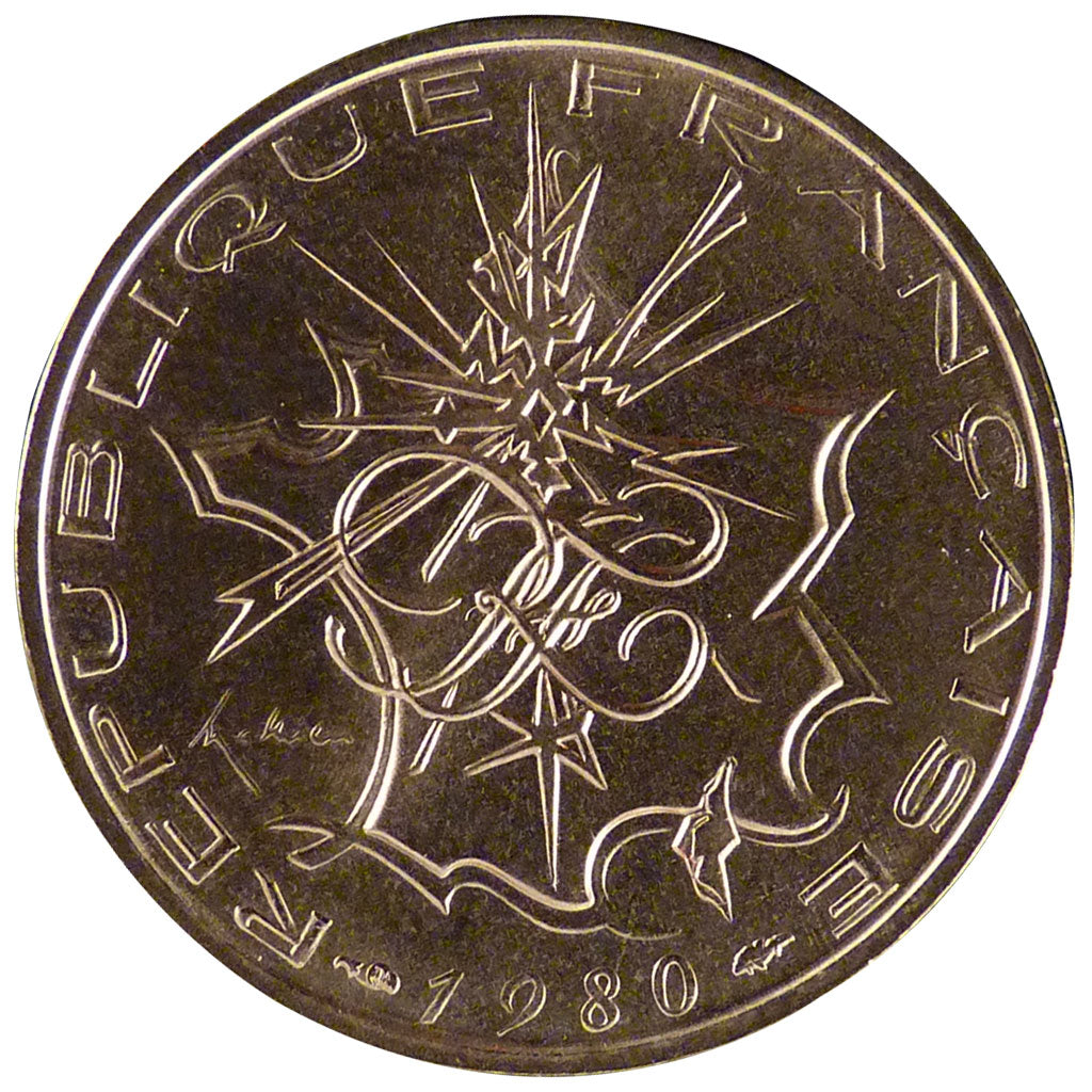 FRANCE, 10 Francs, 1980, MS(65-70), Cupro-nickel Aluminium, Gadoury #814, 10.10