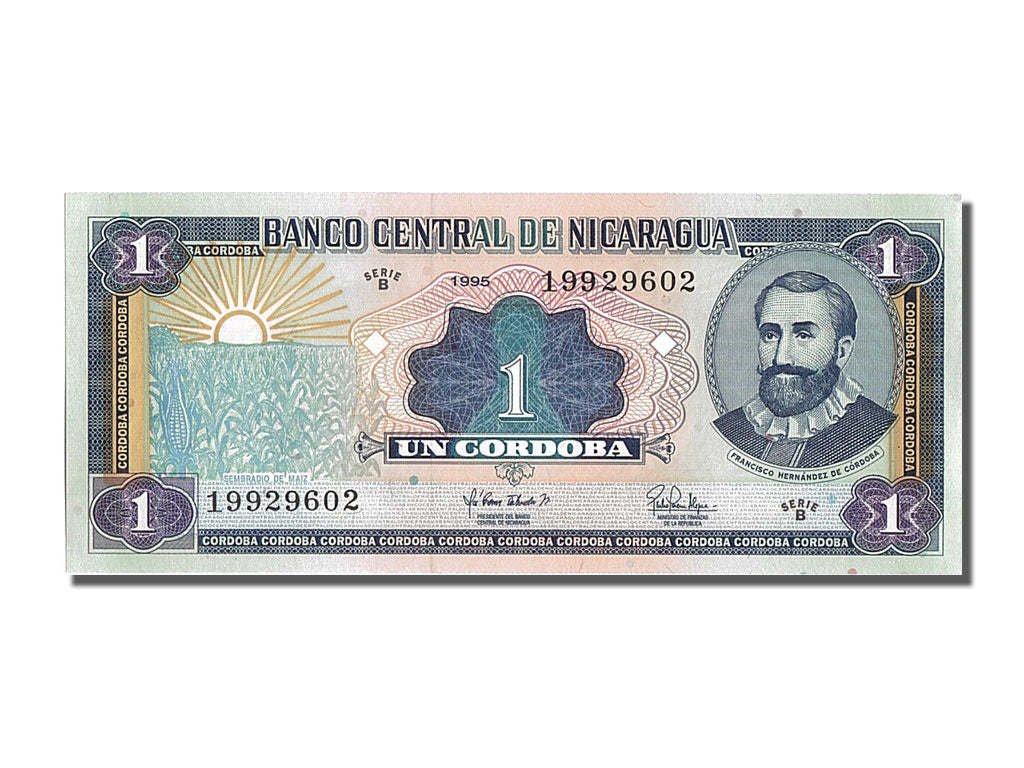 Banknote, Nicaragua, 1 Cordoba, 1990, UNC(65-70)