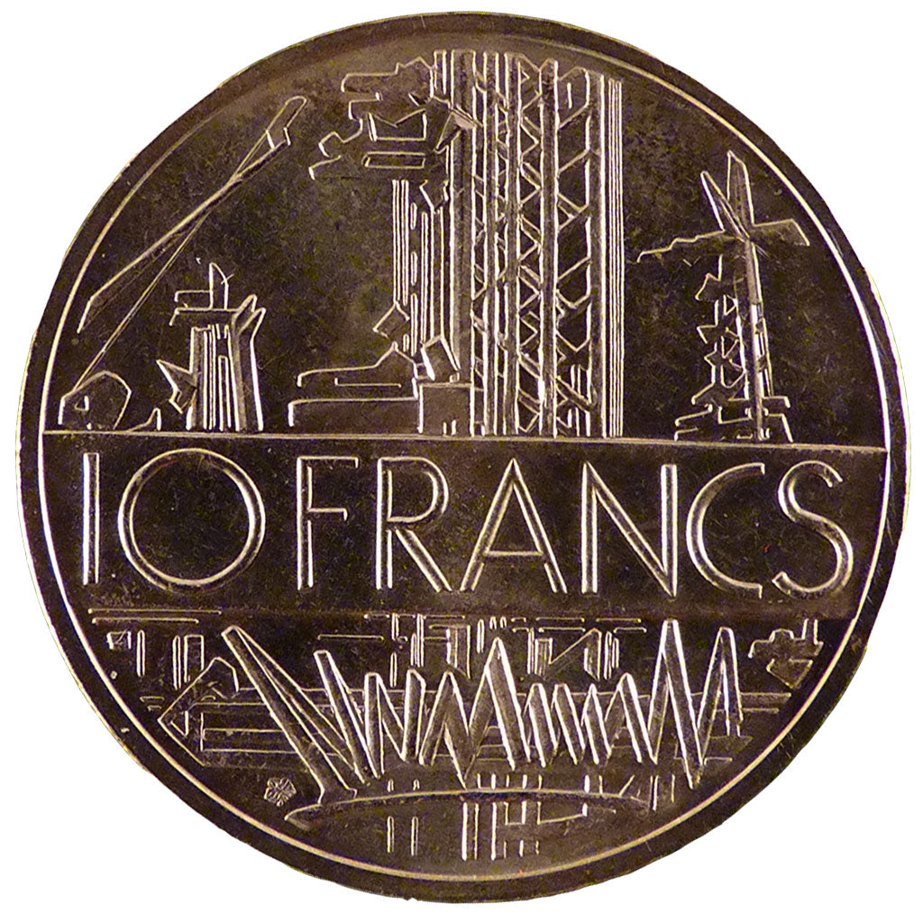 FRANCE, 10 Francs, 1981, MS(65-70), Cupro-nickel Aluminium, Gadoury #814, 10.10