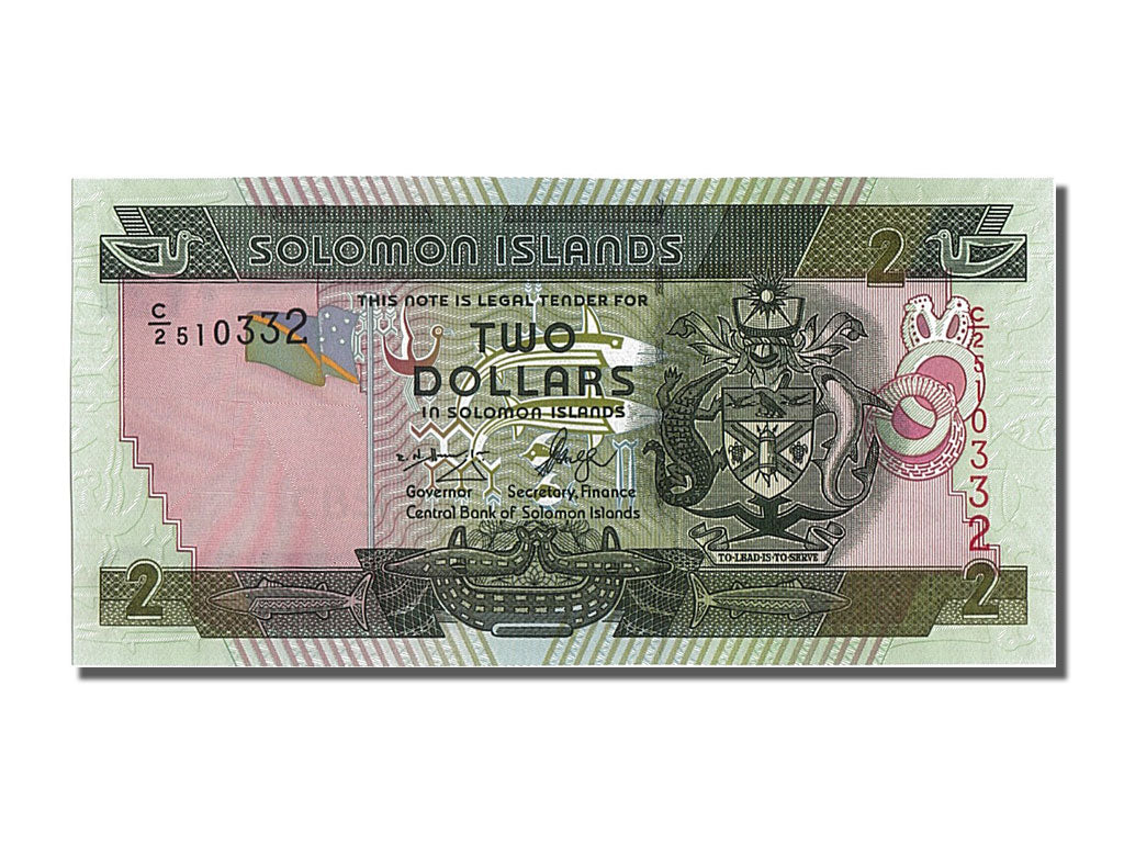 Solomon Islands, 2 Dollars, 1997, KM #18, UNC(65-70), C/2510332