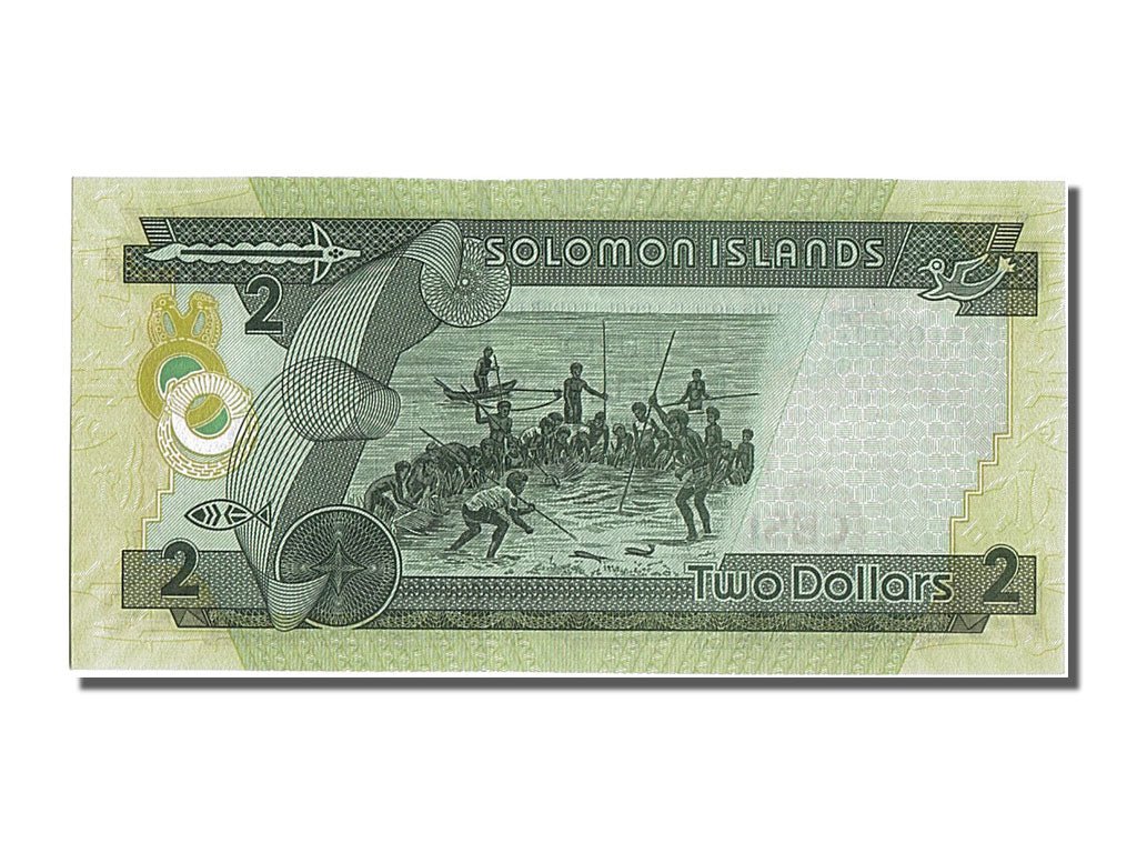 Billete, 2 Dollars, 1997, Islas Salomón, UNC