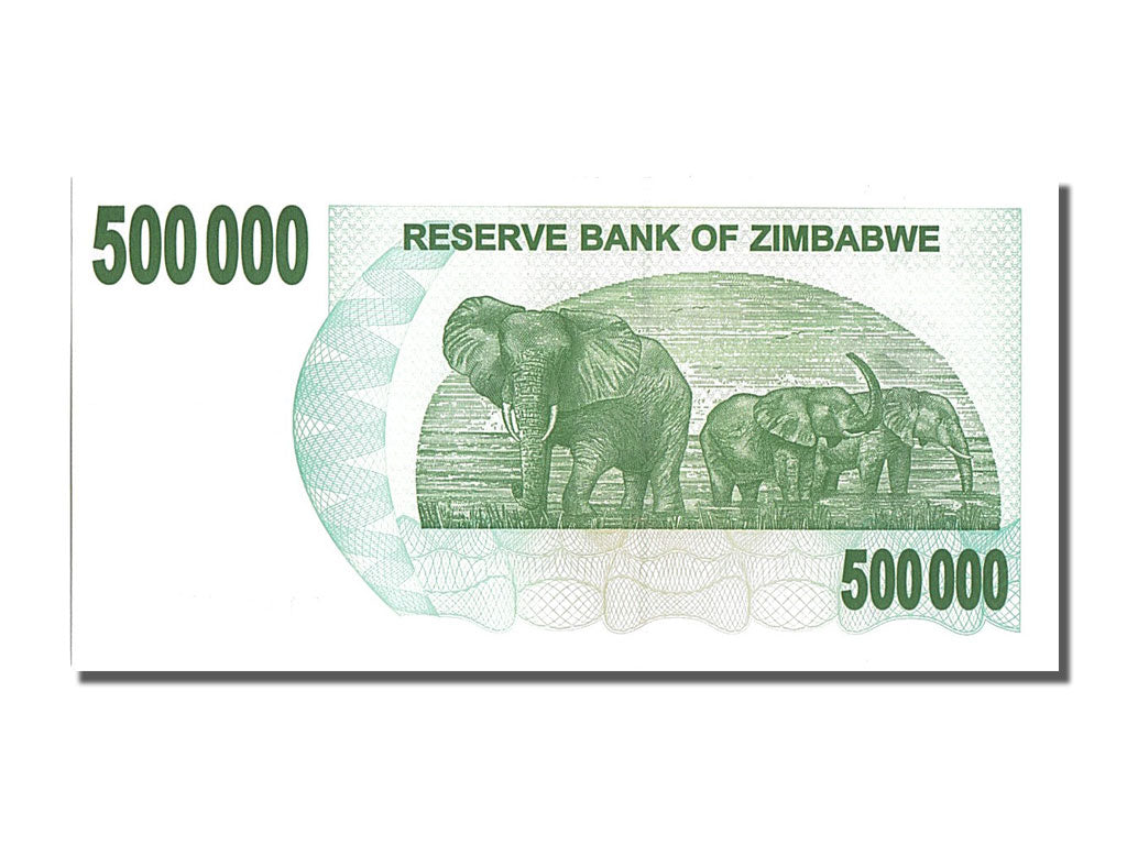 Banknote, Zimbabwe, 500,000 Dollars, 2007, 2007-07-01, UNC(65-70)
