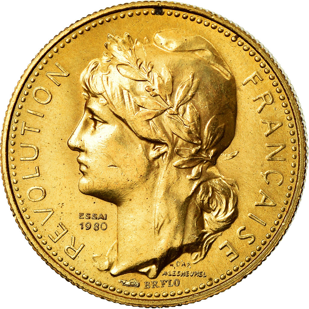 France, Medal, Bicentenaire de la Prise de la Bastille, History, 1989, MS(63)