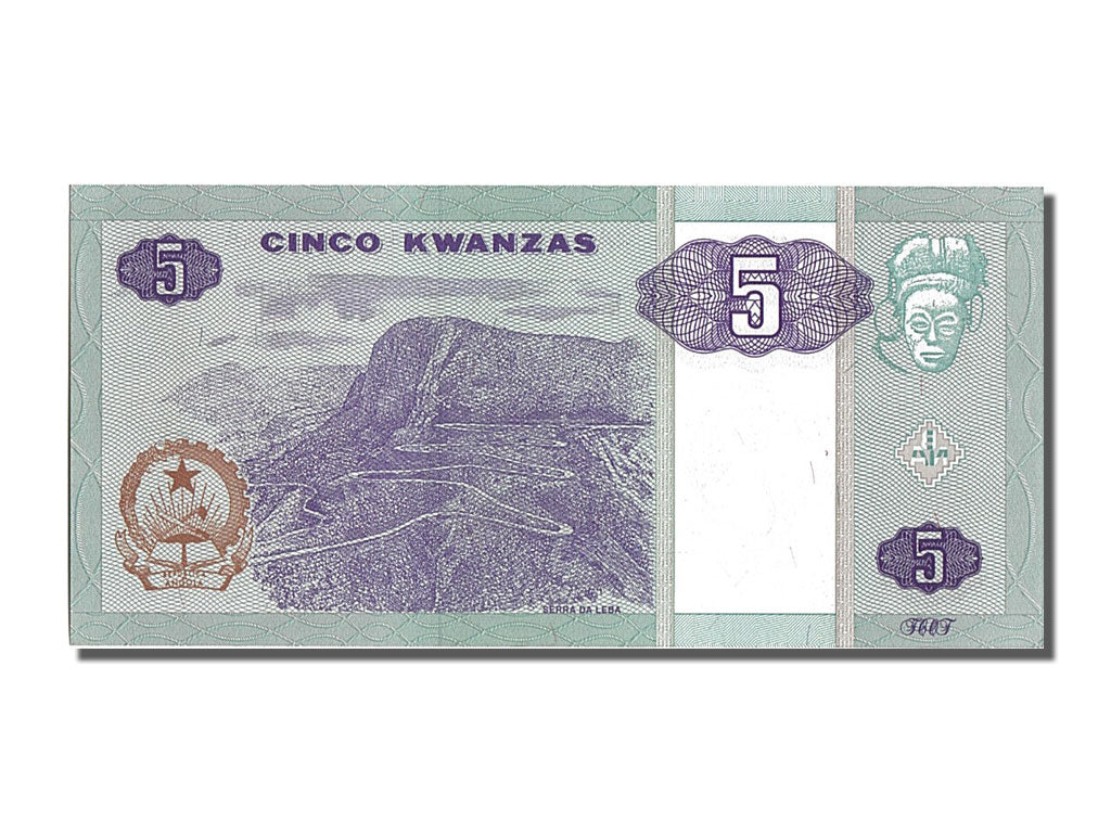 Banknote, Angola, 5 Kwanzas, 1999, 1999-10-01, UNC(65-70)