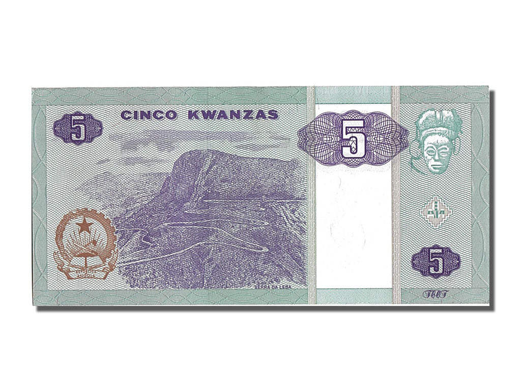 Banconote, Angola, 5 Kwanzas, 1999, 1999-10-01, FDS