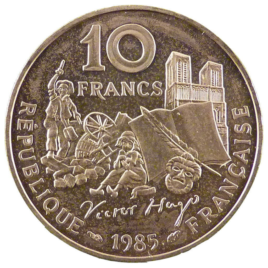 FRANCE, 10 Francs, 1985, MS(65-70), Cupro-nickel Aluminium, Gadoury #819, 10.00