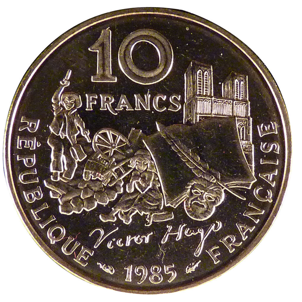 Francia, 10 Francs, 1985, FDC, Rame-nichel, Gadoury:819