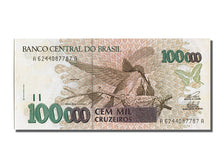 Banknote, Brazil, 100,000 Cruzeiros, UNC(65-70)