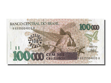 Brasile, 100 Cruzeiros Reais on 100,000 Cruzeiros, 1993, FDS