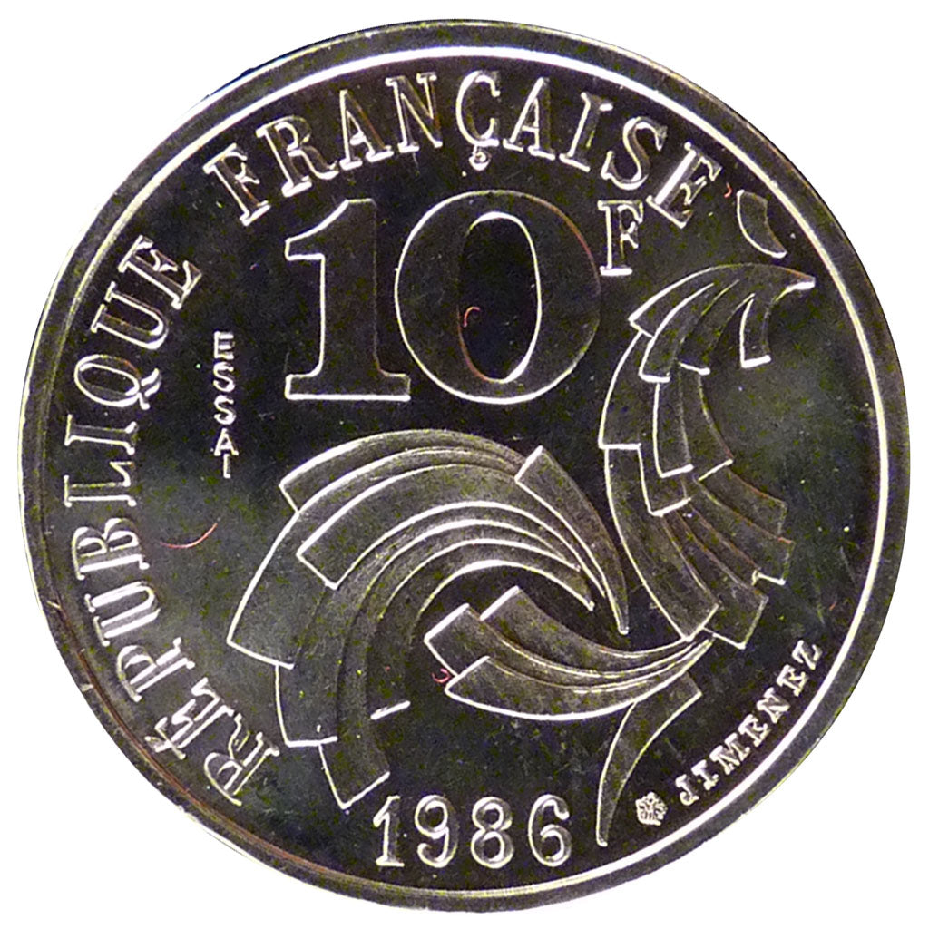 V ème République, 10 Francs Jimenez Essai
