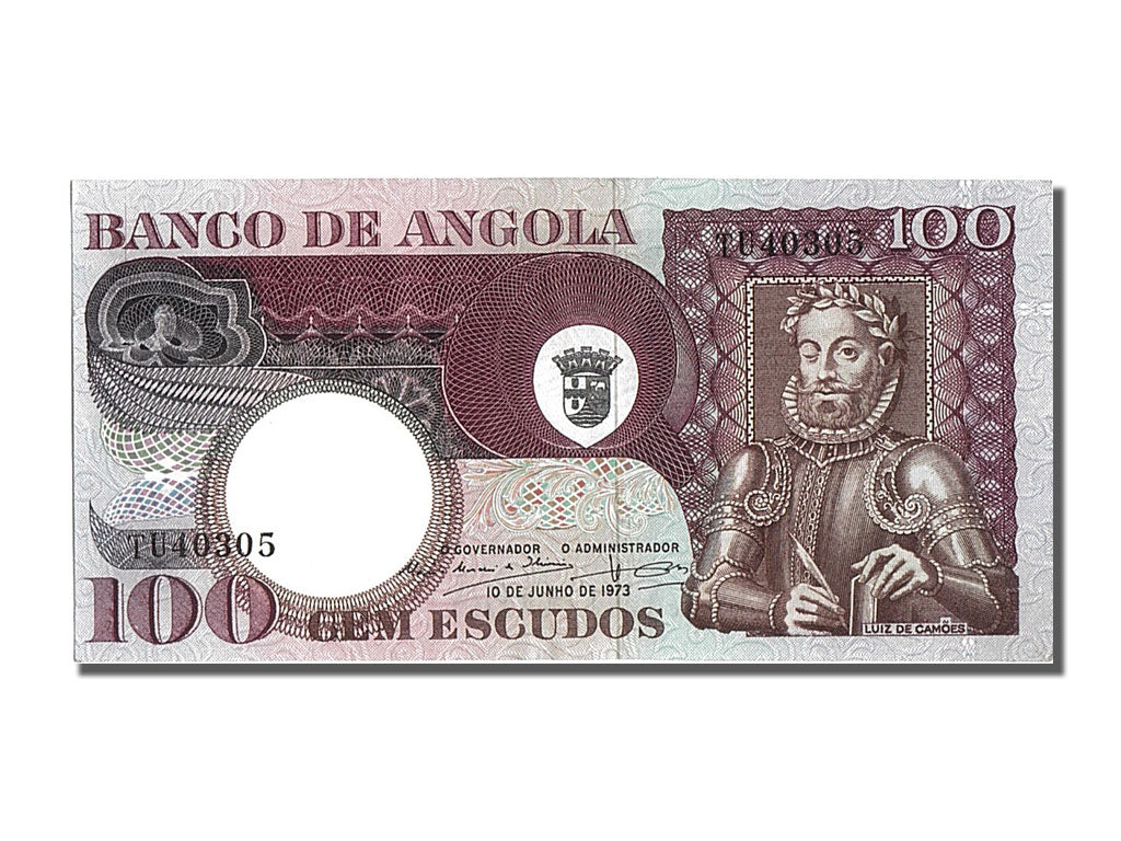Angola, 100 Escudos, 1973, KM #106, 1973-06-10, UNC(65-70), TU40305