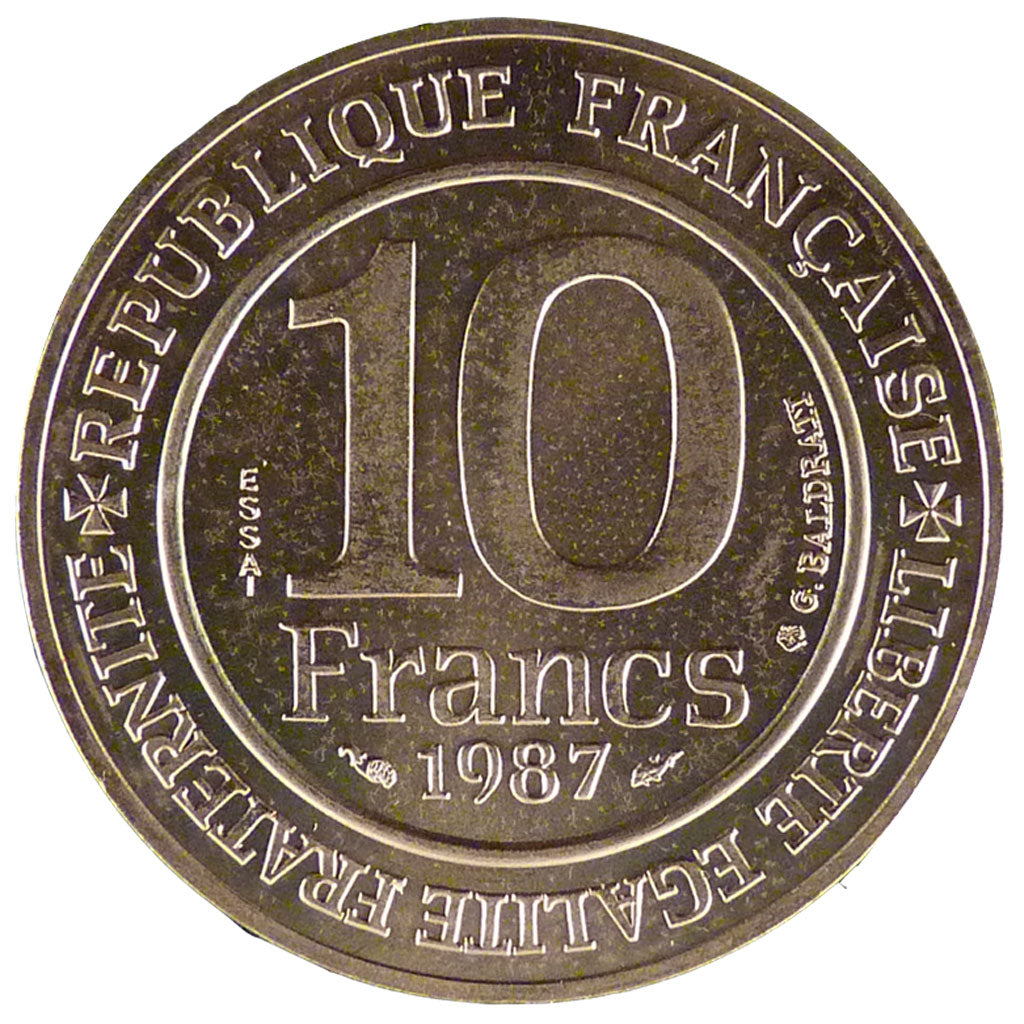 V ème République, 10 Francs Hugues Capet Essai