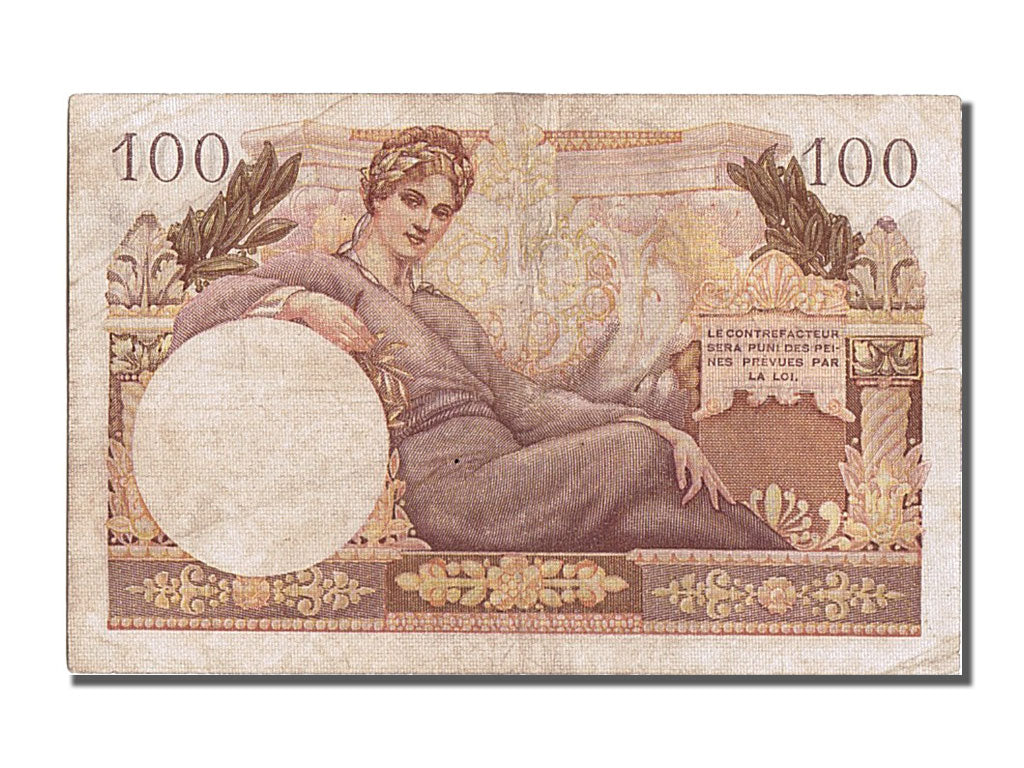 France, 100 Francs, 1947 French Treasury, 1947, KM #M9, EF(40-45), H.2, Fayette.