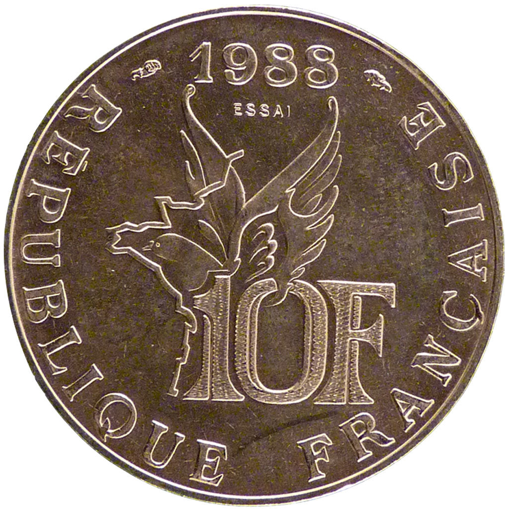V ème République, 10 Francs Roland Garros Essai