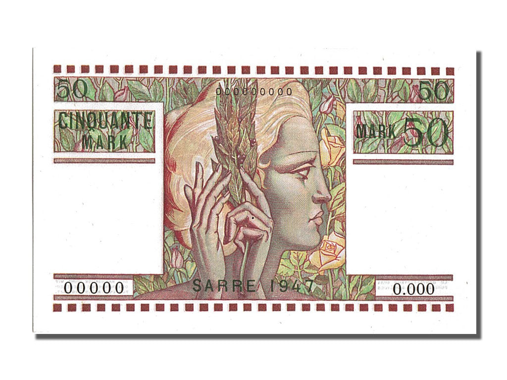 FRANCE, 50 Mark, Specimen, 1947, UNC(65-70), 0.000, Fayette #V 48.2, FRANCE, 50.