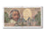 Geldschein, Frankreich, 10 Nouveaux Francs on 1000 Francs, 1955-1959 Overprinted