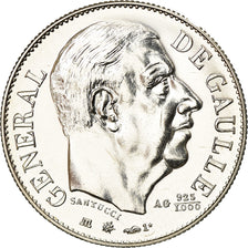 France, Medal, Général De Gaulle, Politics, Society, War, 1980, Santucci