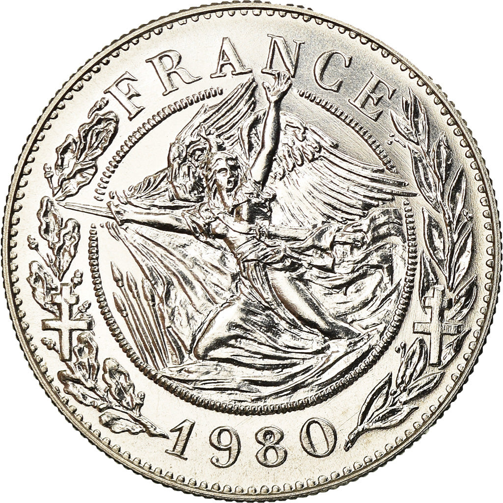 France, Medal, Général De Gaulle, Politics, Society, War, 1980, Santucci