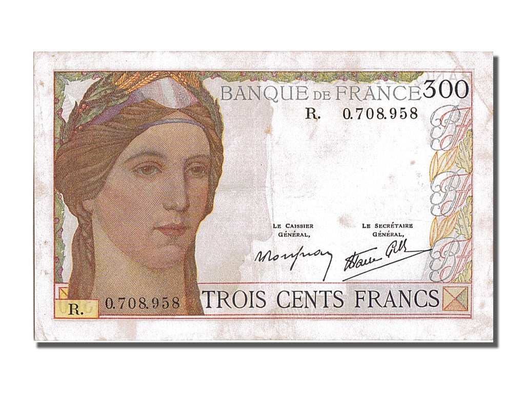Billet, France, 300 Francs, 300 F 1938-1939, 1939, TTB, Fayette:29.3, KM:87a