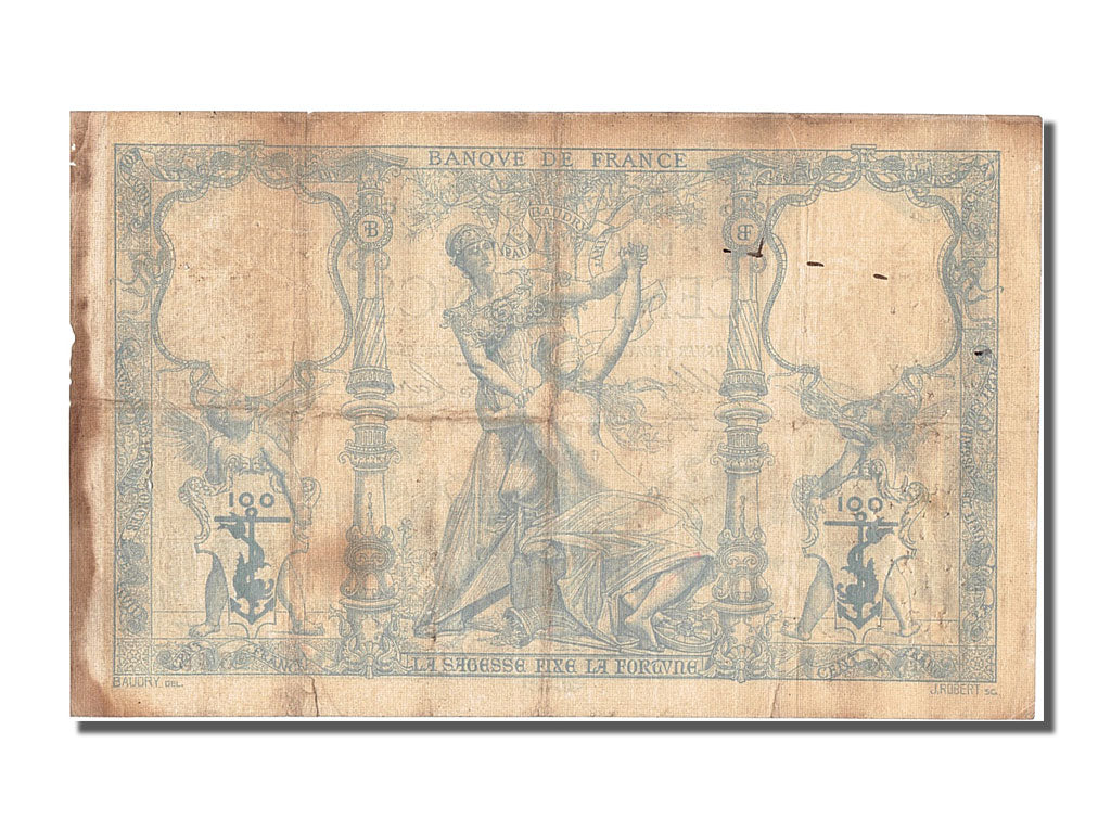 France, 100 Francs, ...-1889 Circulated during XIXth, 1882, KM #63b,...