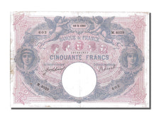 Billet, France, 50 Francs, 50 F 1889-1927 ''Bleu et Rose'', 1911, 1911-06-19