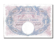 Billet, France, 50 Francs, 50 F 1889-1927 ''Bleu et Rose'', 1913, 1913-09-13