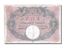 France, 50 Francs, 50 F 1889-1927 ''Bleu et Rose'', 1915, KM #64e, 1915-11-10,..