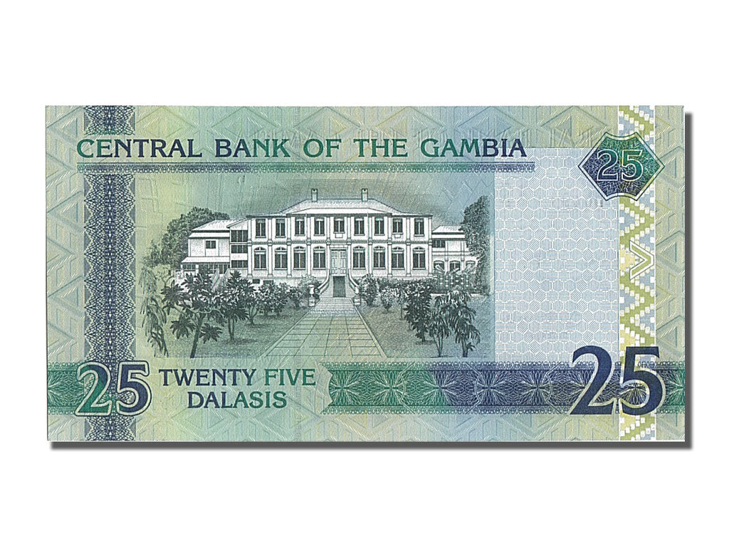 Banknot, Gambia, 25 Dalasis, 2001, UNC(65-70)