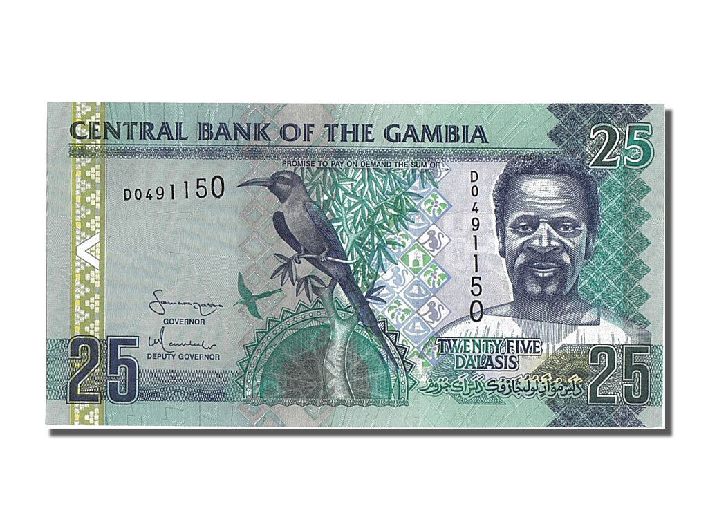 Banknote, Gambia, 25 Dalasis, 2001, UNC(65-70)