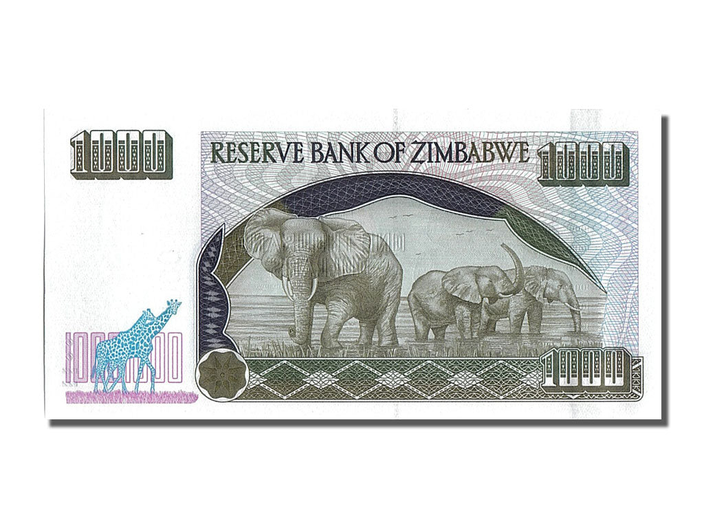 Zimbabwe, 1000 Dollars, 2003, KM #12a, UNC(65-70), WM3151982
