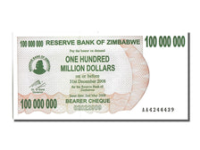 Banconote, Zimbabwe, 100 Million Dollars, 2008, 2008-05-02, FDS