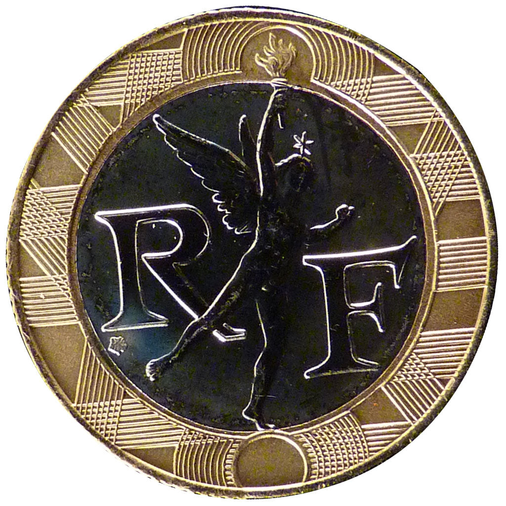 FRANCE, 10 Francs, 2000, MS(65-70), Bimetallic, Gadoury #827, 6.50