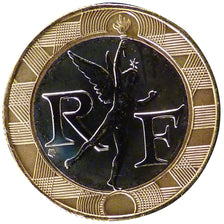 FRANCE, 10 Francs, 2000, MS(65-70), Bimetallic, Gadoury #827, 6.50