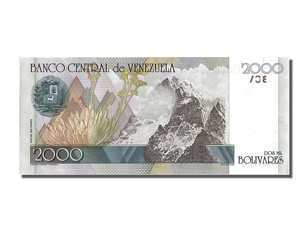 Venezuela, 2000 Bolívares, 1998, KM #80, 1998-10-29, UNC(65-70), A26535257