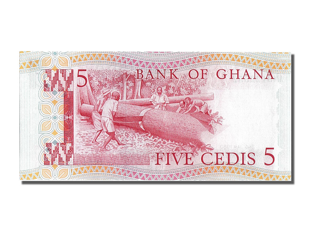 Banknote, Ghana, 5 Cedis, 1980, 1980-01-02, UNC(65-70)
