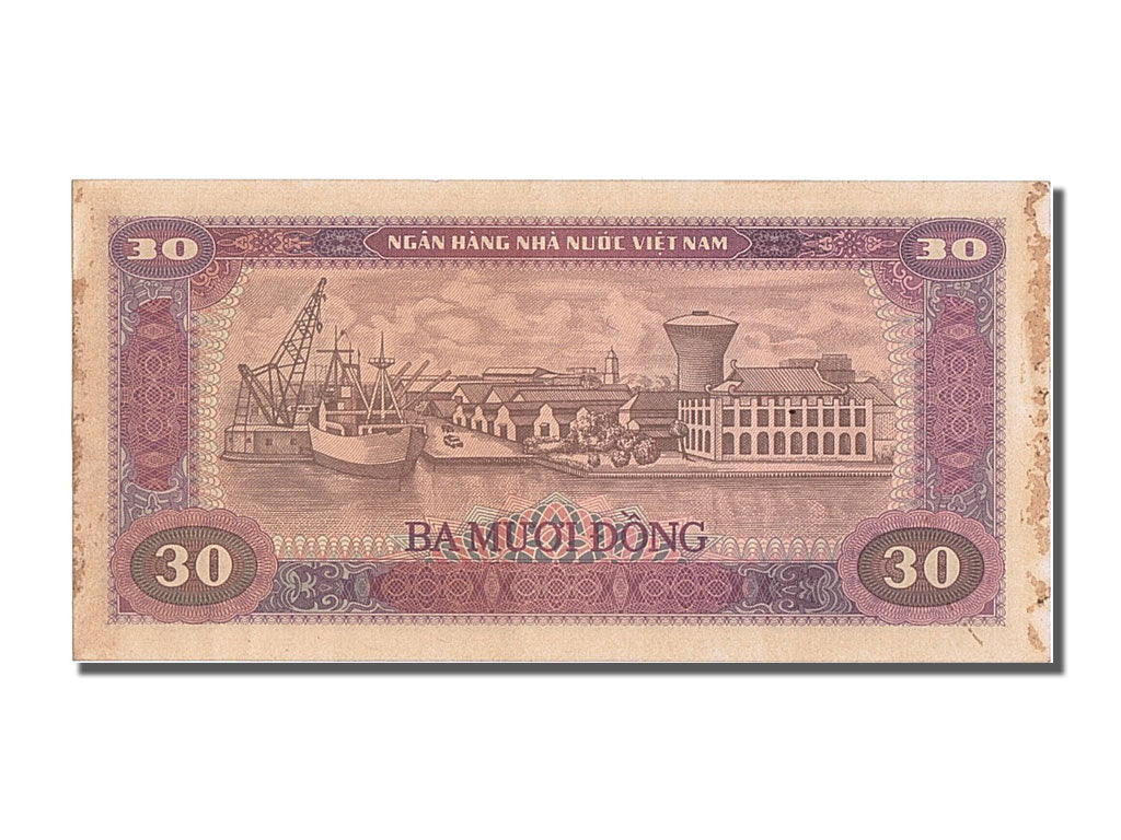 Biljet, Viëtnam, 30 D<ox>ng, 1981, SUP+